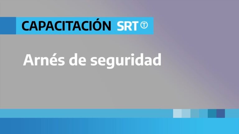 Normas de Seguridad para el Uso de Arn&eacute;ses