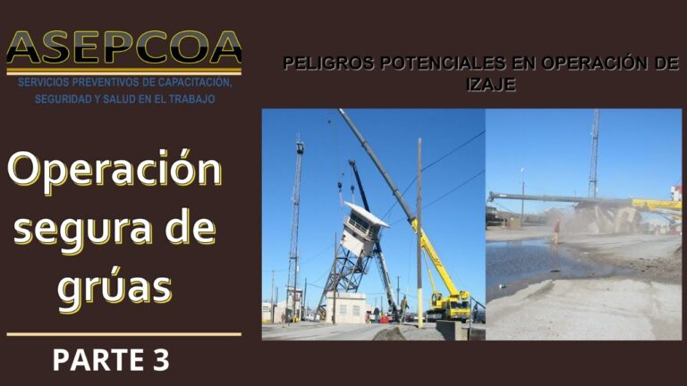 Cursos Especializados en Manejo de Gr&uacute;as para Mantenimiento