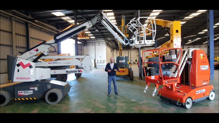 Tipos de plataformas elevadoras para la industria