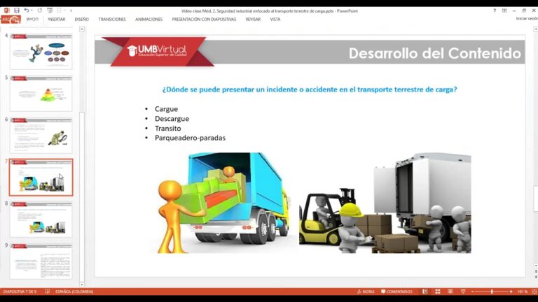 Optimizaci&oacute;n de la Seguridad en el Transporte de Carga con Equipos Industriales